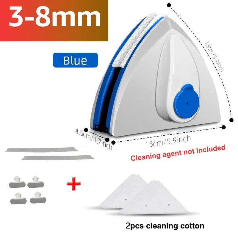 Dual-Sided Magnetic Glass Window Cleaner: Automatic Drainage Wiper (Four Styles) - Home Fads 