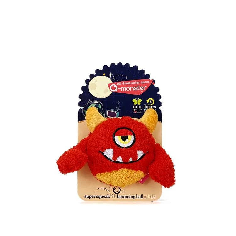 Durable Squeaker Dog Toy Balls with Spiky Ball Inside and Plush Surface for Interactive Play and Training - Home Fads 