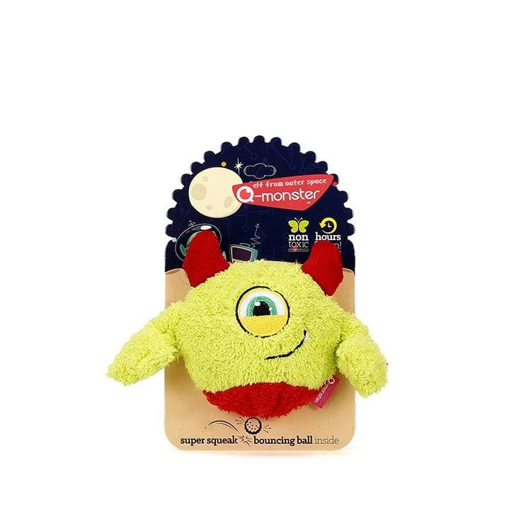 Durable Squeaker Dog Toy Balls with Spiky Ball Inside and Plush Surface for Interactive Play and Training - Home Fads 