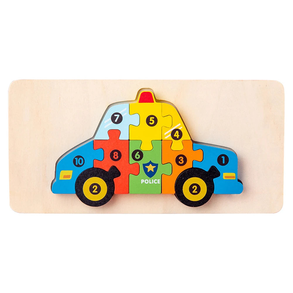 Educational 3D Wooden Animal Puzzles – Cognitive Development Toys for Toddlers and Young Children – Fun and Engaging Learning Puzzle Game for Kids - Home Fads 