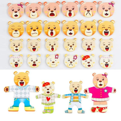 Educational Wooden Pegged Dress-Up Puzzle for Young Children - Home Fads 
