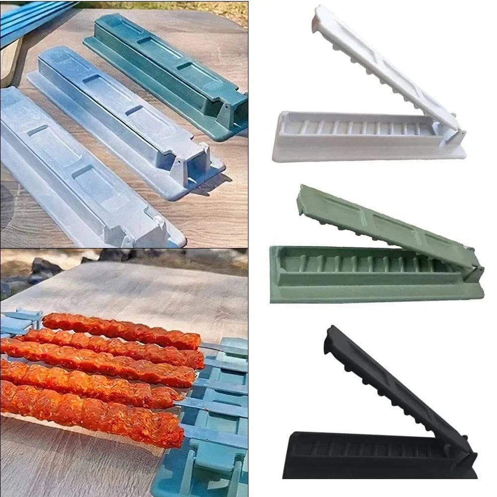 Effortless Kofta Kebab Maker - BBQ Meat Skewer Machine for Easy and Quick Kebab Preparation - Home Fads 