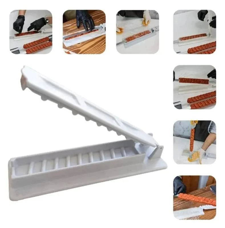 Effortless Kofta Kebab Maker - BBQ Meat Skewer Machine for Easy and Quick Kebab Preparation - Home Fads 