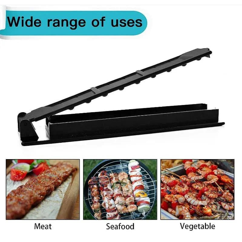 Effortless Kofta Kebab Maker - BBQ Meat Skewer Machine for Easy and Quick Kebab Preparation - Home Fads 