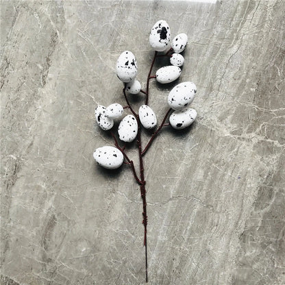 Egg Tree Branch Picks – 32cm Foam and Plastic Decorations for Spring and Holiday Displays - Home Fads 