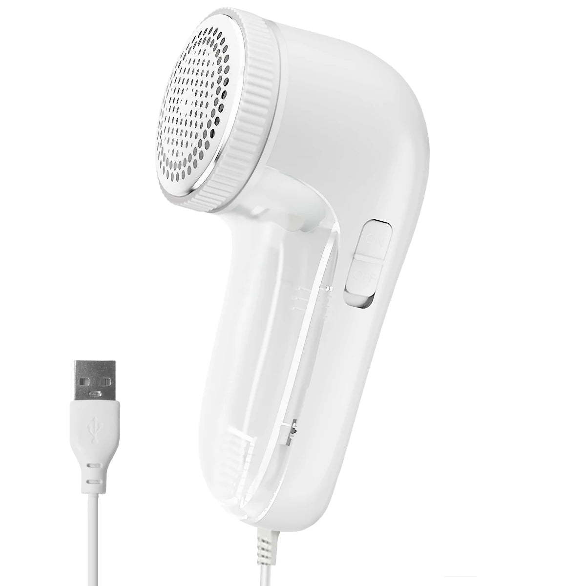 Electric Fabric Lint Remover – Powerful Clothes Shaver with Stainless Steel Blades, USB Plug-In, Portable Fuzz & Hairball Trimmer - Home Fads 