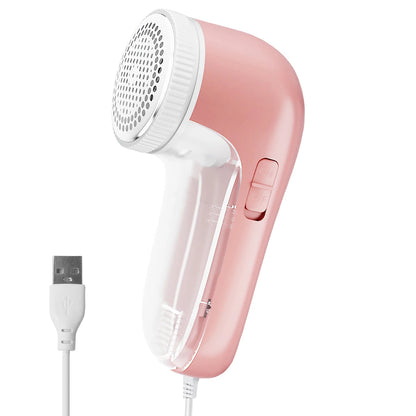 Electric Fabric Lint Remover – Powerful Clothes Shaver with Stainless Steel Blades, USB Plug-In, Portable Fuzz & Hairball Trimmer - Home Fads 
