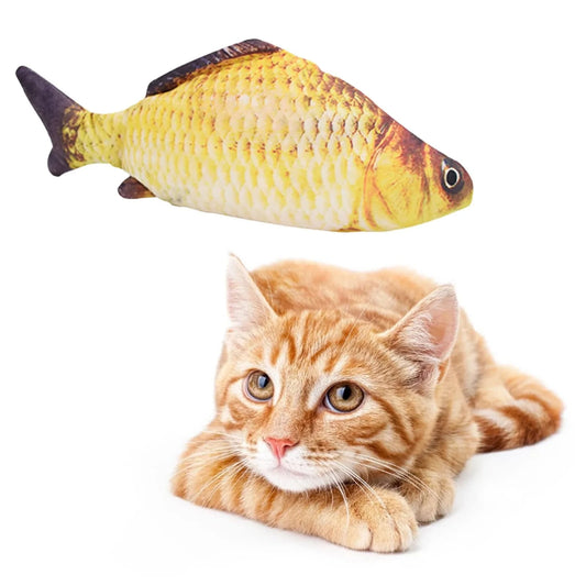 Electric Floppy Fish Cat Toy with USB Charger | Interactive Realistic Pet Supplies for Cats and Dogs - Home Fads 