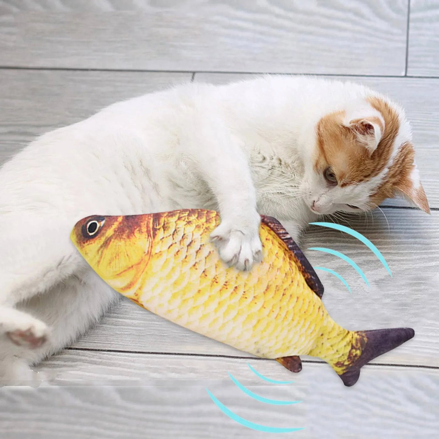 Electric Floppy Fish Cat Toy with USB Charger | Interactive Realistic Pet Supplies for Cats and Dogs - Home Fads 