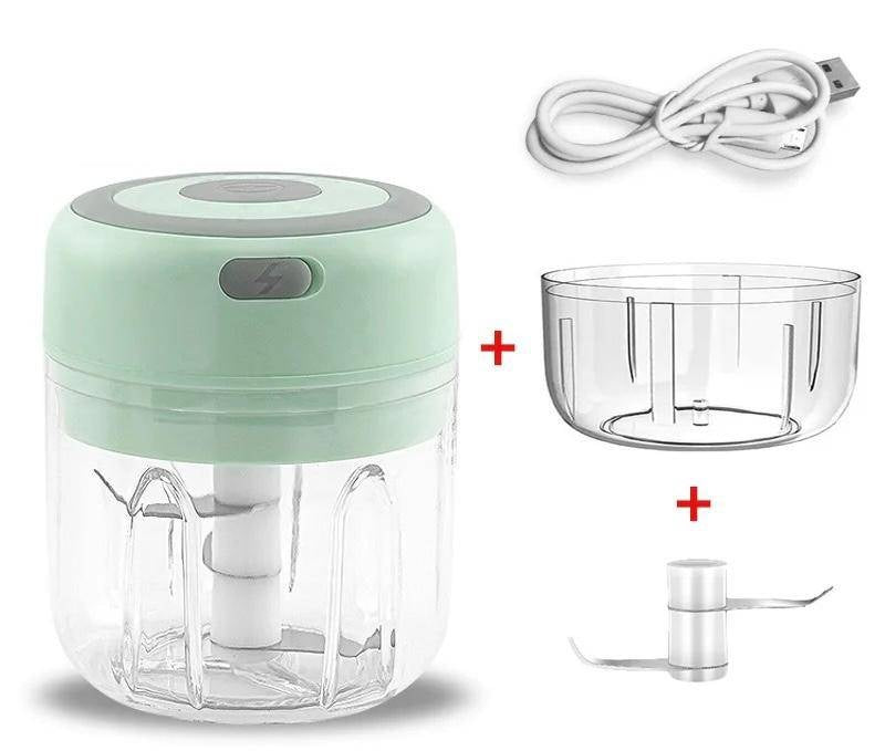 Electric Mini Garlic Chopper & Food Processor - USB Rechargeable - Home Fads 