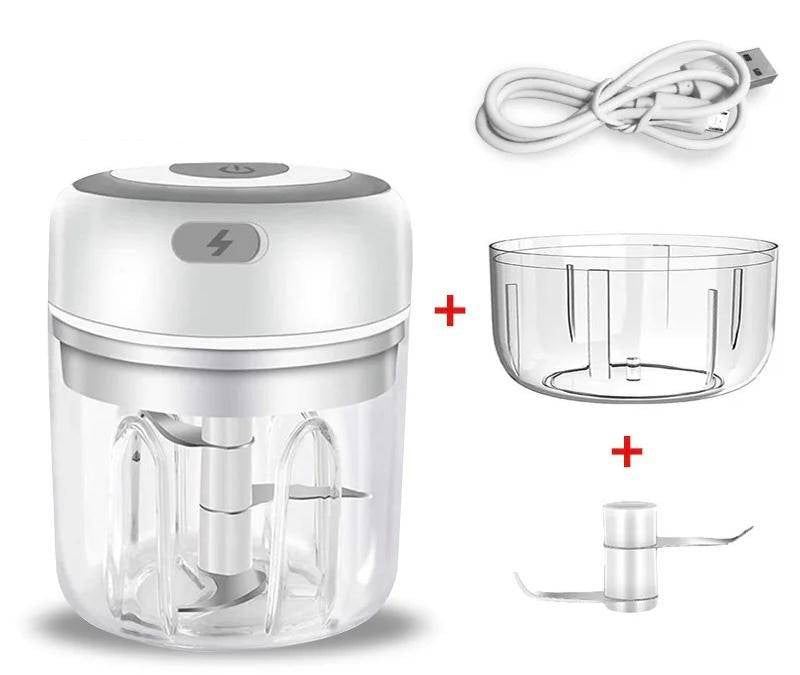 Electric Mini Garlic Chopper & Food Processor - USB Rechargeable - Home Fads 