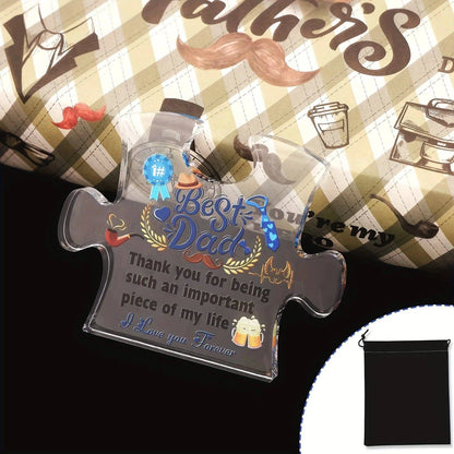 Exquisite Acrylic Plaque for Dad - Perfect Birthday, Christmas, and Father's Day Gift - Home Fads 