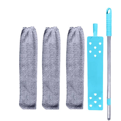 Extendable Microfiber Duster with Telescopic Handle – Flexible, Washable Brush for Furniture, Ceilings & Hard-to-Reach Areas - Home Fads 