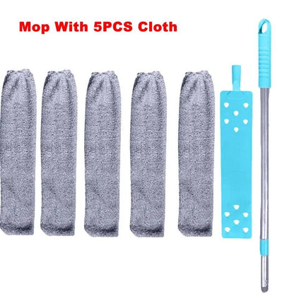 Extendable Telescopic Duster Brush with Long Handle - Microfiber Cleaning Tool for Household, Bedside, Sofa, and Gaps - Home Fads 