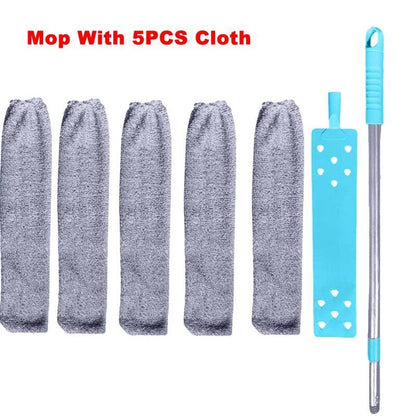 Extendable Telescopic Duster Brush with Long Handle - Microfiber Cleaning Tool for Household, Bedside, Sofa, and Gaps - Home Fads 