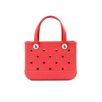 Fashionable EVA Waterproof Beach Tote Bag - Medium Capacity BOGG Bag for Women and Kids - Home Fads 