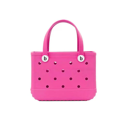 Fashionable EVA Waterproof Beach Tote Bag - Medium Capacity BOGG Bag for Women and Kids - Home Fads 