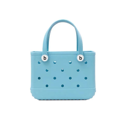 Fashionable EVA Waterproof Beach Tote Bag - Medium Capacity BOGG Bag for Women and Kids - Home Fads 