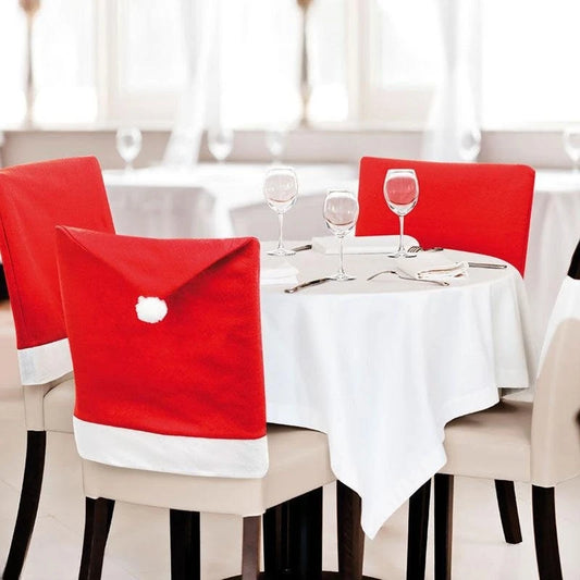Festive Hat Chair Covers – Decorative Chair Covers Set (1-10 Pieces) for Seasonal Home Décor and Gift Giving - Home Fads 