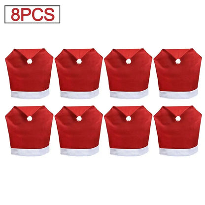Festive Hat Chair Covers – Decorative Chair Covers Set (1-10 Pieces) for Seasonal Home Décor and Gift Giving - Home Fads 