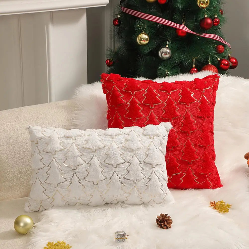 Festive Plush Cushion Covers – Soft Decorative Throw Pillow Cases in Seasonal Colors for Holiday Home Decor - Home Fads 