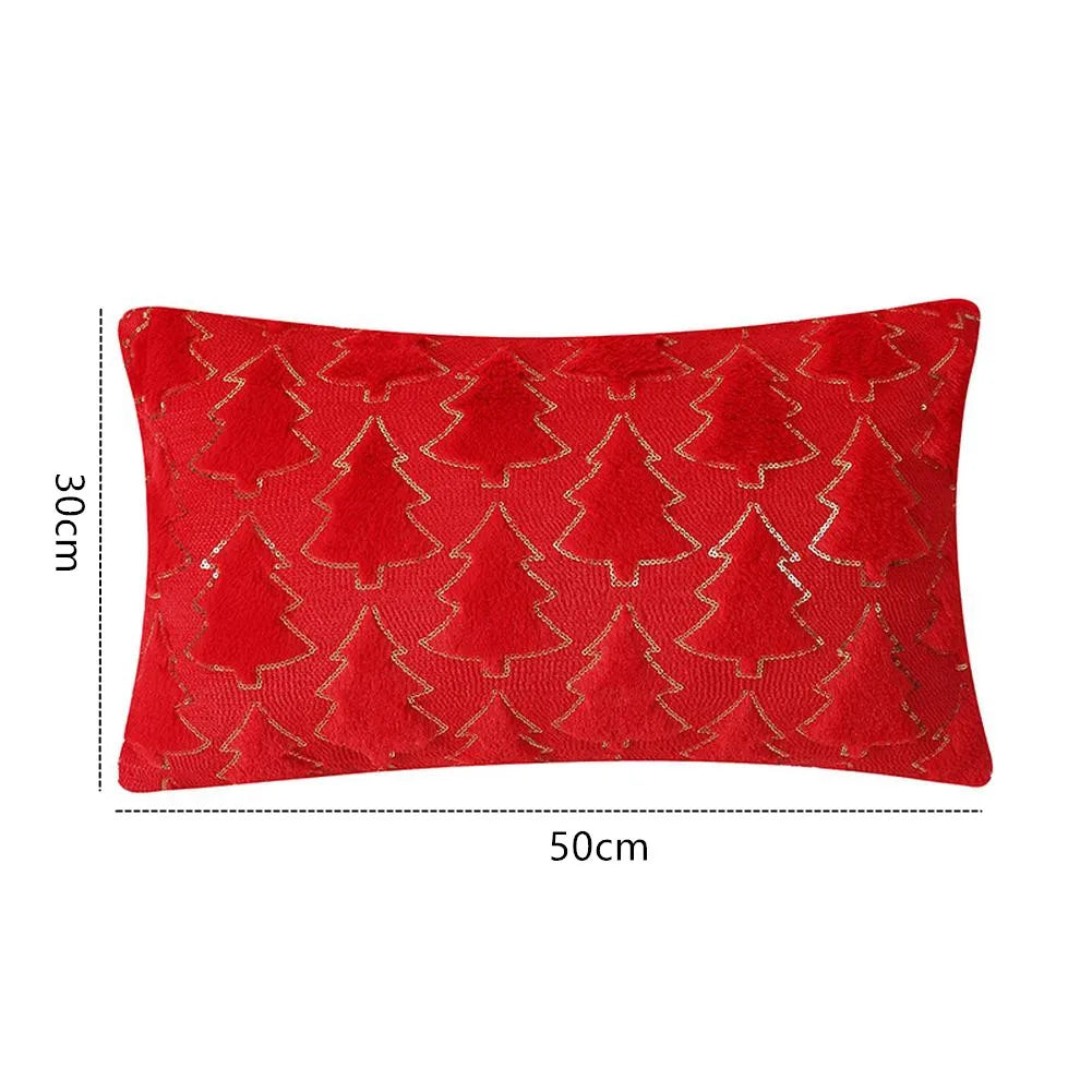 Festive Plush Cushion Covers – Soft Decorative Throw Pillow Cases in Seasonal Colors for Holiday Home Decor - Home Fads 