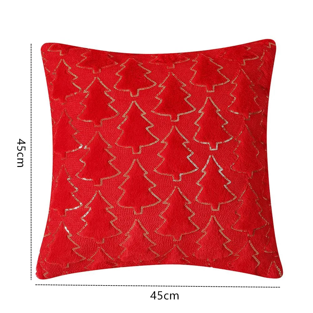 Festive Plush Cushion Covers – Soft Decorative Throw Pillow Cases in Seasonal Colors for Holiday Home Decor - Home Fads 