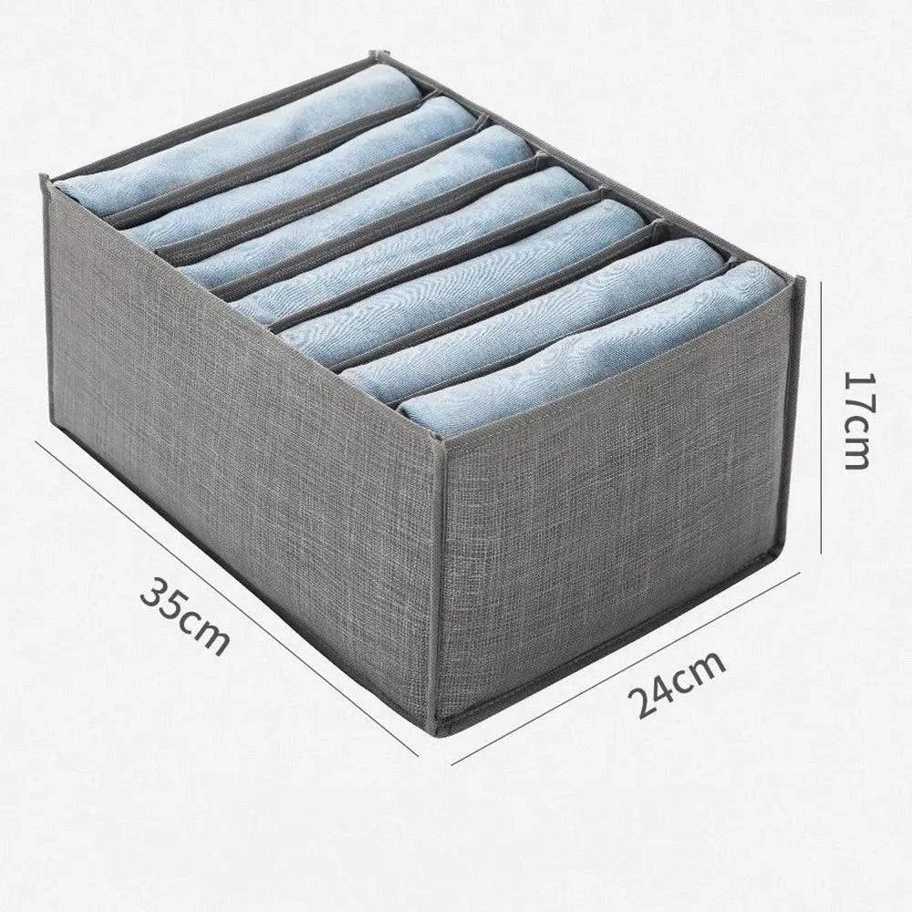 Foldable Cloth Storage Box with Handle - Three Sizes for Organizing Wardrobe Clothes: Neat and Efficient Storage Solution - Home Fads 