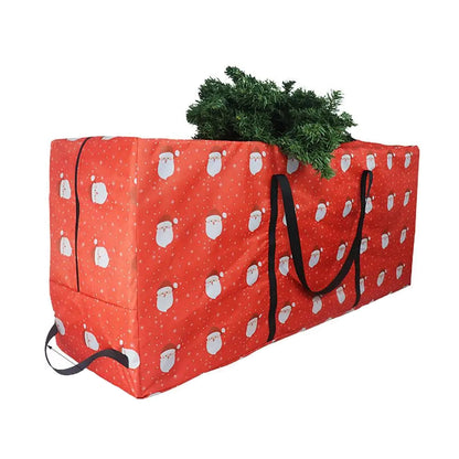 Foldable Storage Bag for Seasonal Decorations – 210D Waterproof Oxford Cloth, Durable and Spacious for Trees, Wreaths, and Garlands - Home Fads 