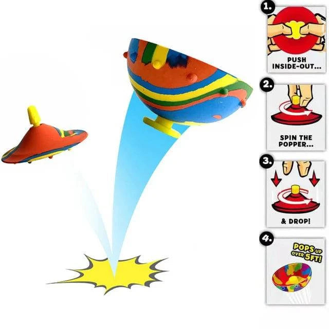 Fun Bounce Bowl - Outdoor Entertainment and Stress Relief Toy - Home Fads 
