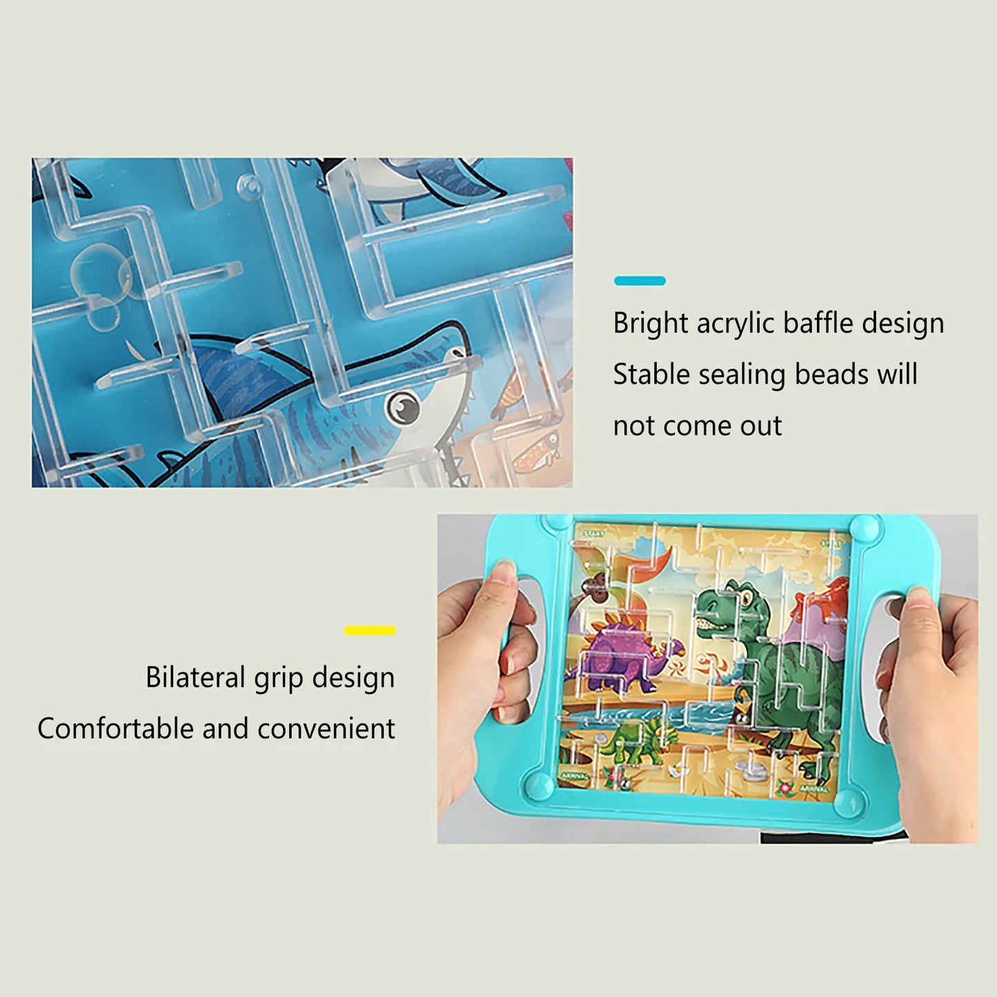 Gravity Balance 3D Maze Puzzle Ball – Cognitive Development Toy for Kids & Adults – Memory, Coordination & Patience Challenge - Home Fads 