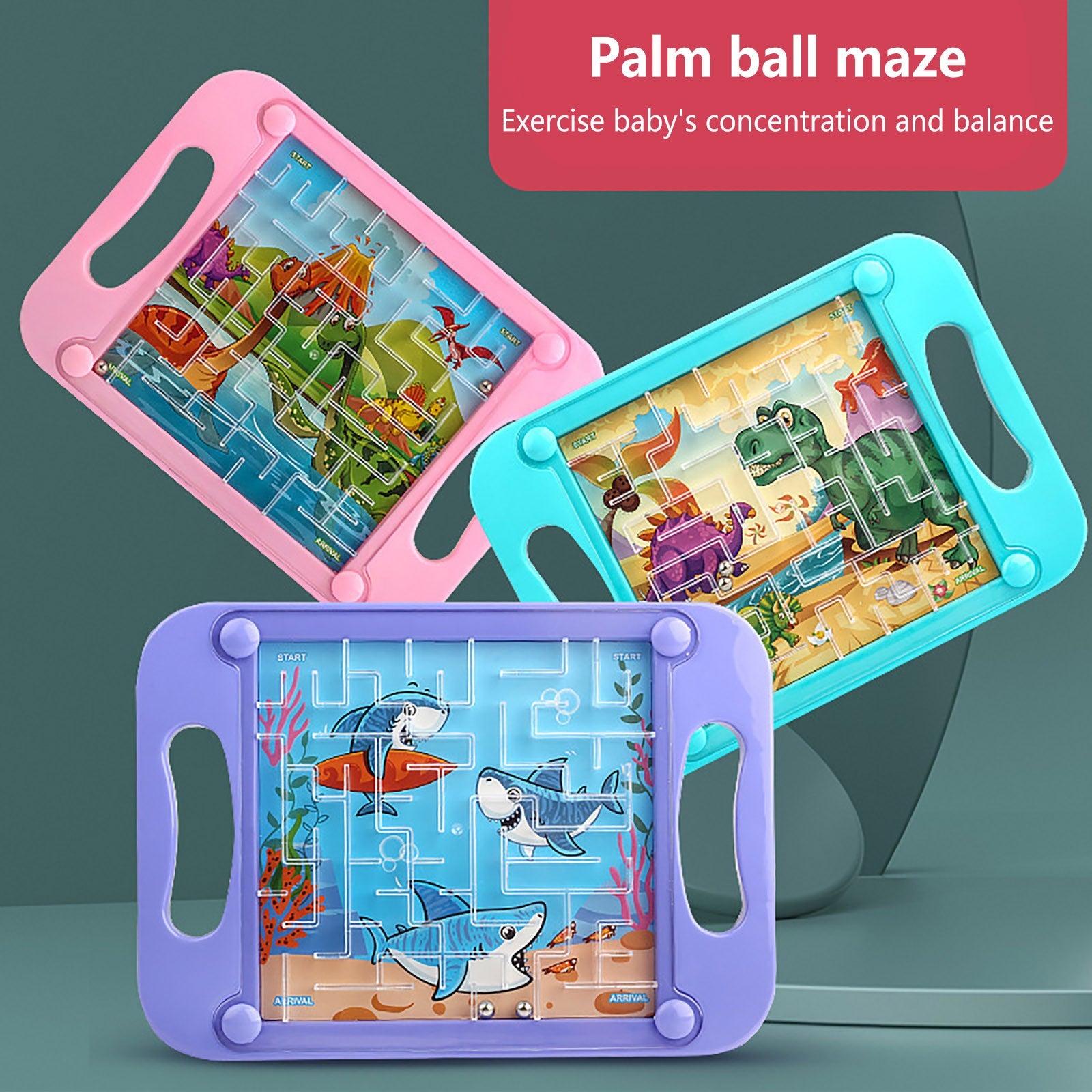 Gravity Balance 3D Maze Puzzle Ball – Cognitive Development Toy for Kids & Adults – Memory, Coordination & Patience Challenge - Home Fads 