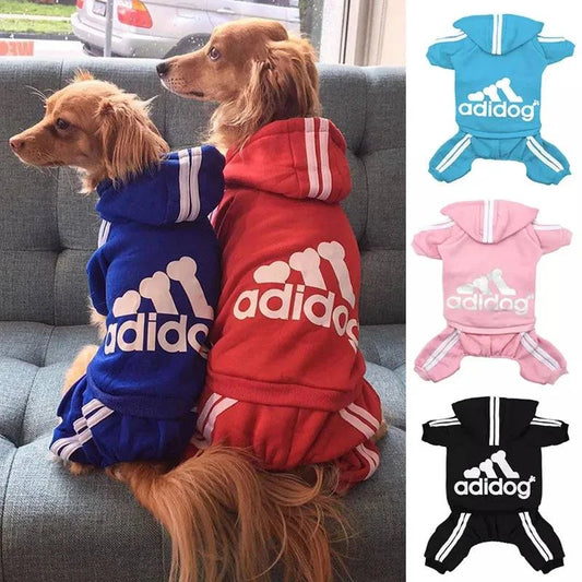 Luxury Adidog Pet Sweater for Small to Medium Dogs - Warm Four-Legged Winter Clothes - Home Fads