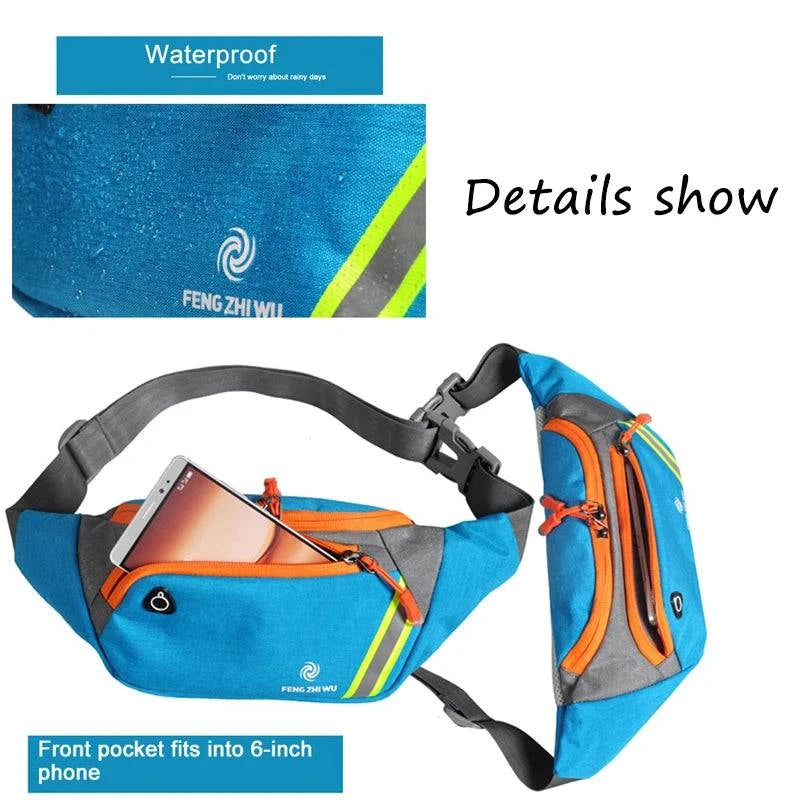 Premium Unisex Athletic Waist Bag - Versatile Sport Belt and Chest Pouch for Outdoor Activities, Travel, and Fitness - Home Fads