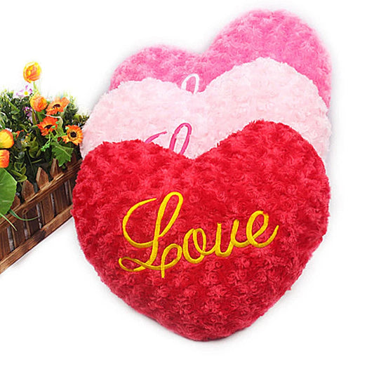 Heart-Shaped Plush Cushion – Soft Decorative Pillow for Sofas, Car Seats, and Home Décor – Ideal Gift for Valentine’s Day and Special Occasions - Home Fads 
