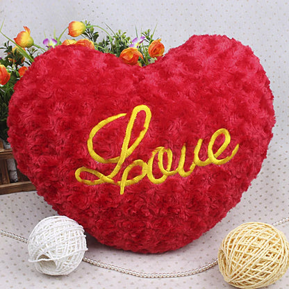 Heart-Shaped Plush Cushion – Soft Decorative Pillow for Sofas, Car Seats, and Home Décor – Ideal Gift for Valentine’s Day and Special Occasions - Home Fads 
