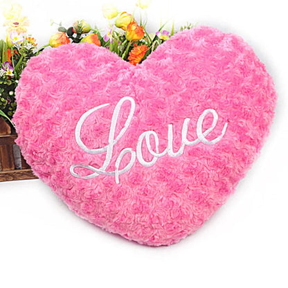 Heart-Shaped Plush Cushion – Soft Decorative Pillow for Sofas, Car Seats, and Home Décor – Ideal Gift for Valentine’s Day and Special Occasions - Home Fads 