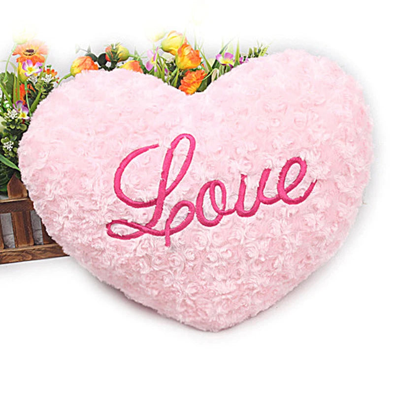 Heart-Shaped Plush Cushion – Soft Decorative Pillow for Sofas, Car Seats, and Home Décor – Ideal Gift for Valentine’s Day and Special Occasions - Home Fads 