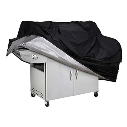 Heavy-Duty Waterproof BBQ Grill Cover – UV-Resistant, Dustproof, All-Weather Outdoor Protection for Gas, Charcoal & Electric Grills – Available in 5 Sizes, Black - Home Fads 