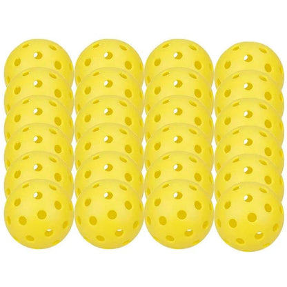 High-Performance Outdoor Pickleballs - 74MM, 40-Hole Design, Available in Packs of 6, 12, or 24 - Home Fads 