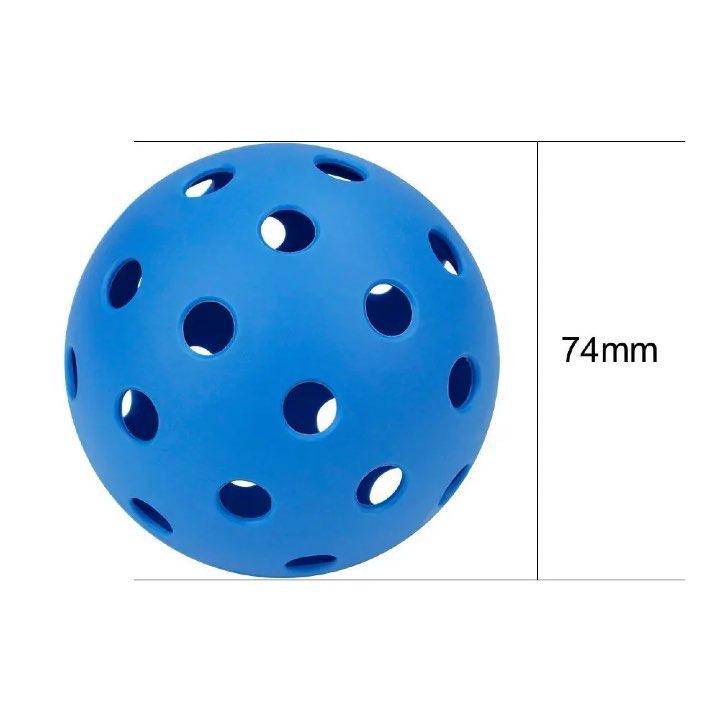 High-Performance Outdoor Pickleballs - 74MM, 40-Hole Design, Available in Packs of 6, 12, or 24 - Home Fads 