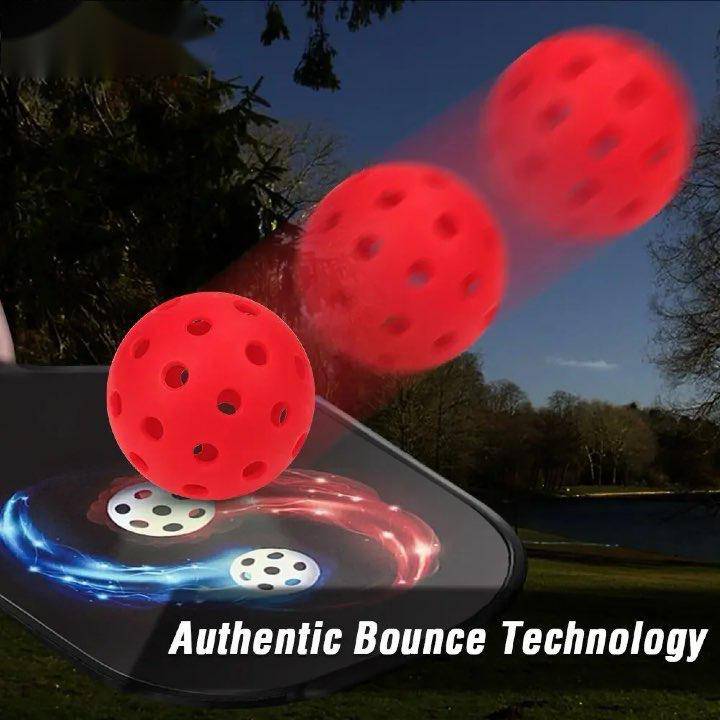 High-Performance Outdoor Pickleballs - 74MM, 40-Hole Design, Available in Packs of 6, 12, or 24 - Home Fads 