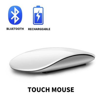 High-Quality Apple Compatible Wireless Bluetooth Magic Mouse for MacBook, iPad, Laptop, Tablet, and PC Gaming - Home Fads 