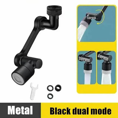 High-Quality Metal Faucet Extender with 1080° Rotational Swivel Arm for Kitchen and Bathroom
 - Home Fads