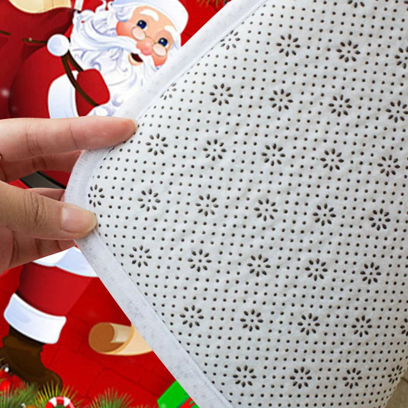 Holiday Doormat - Snowman, Gnomes & Elk Design for Indoor/Outdoor Entrance – Seasonal Home Decor Door Mat - Home Fads 