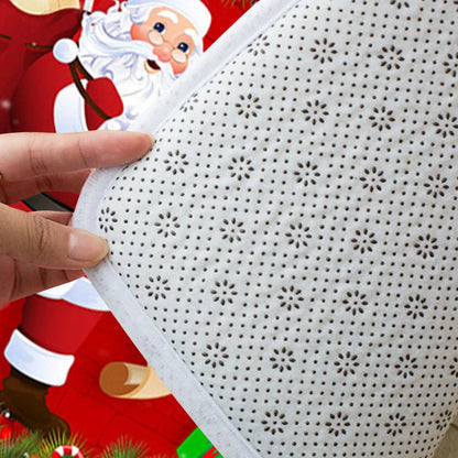 Holiday Doormat - Snowman, Gnomes & Elk Design for Indoor/Outdoor Entrance – Seasonal Home Decor Door Mat - Home Fads 