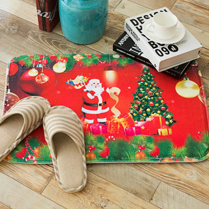 Holiday Doormat - Snowman, Gnomes & Elk Design for Indoor/Outdoor Entrance – Seasonal Home Decor Door Mat - Home Fads 