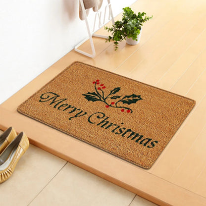Holiday Doormat - Snowman, Gnomes & Elk Design for Indoor/Outdoor Entrance – Seasonal Home Decor Door Mat - Home Fads 