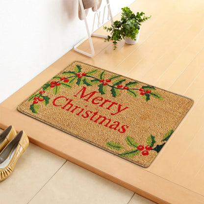 Holiday Doormat - Snowman, Gnomes & Elk Design for Indoor/Outdoor Entrance – Seasonal Home Decor Door Mat - Home Fads 