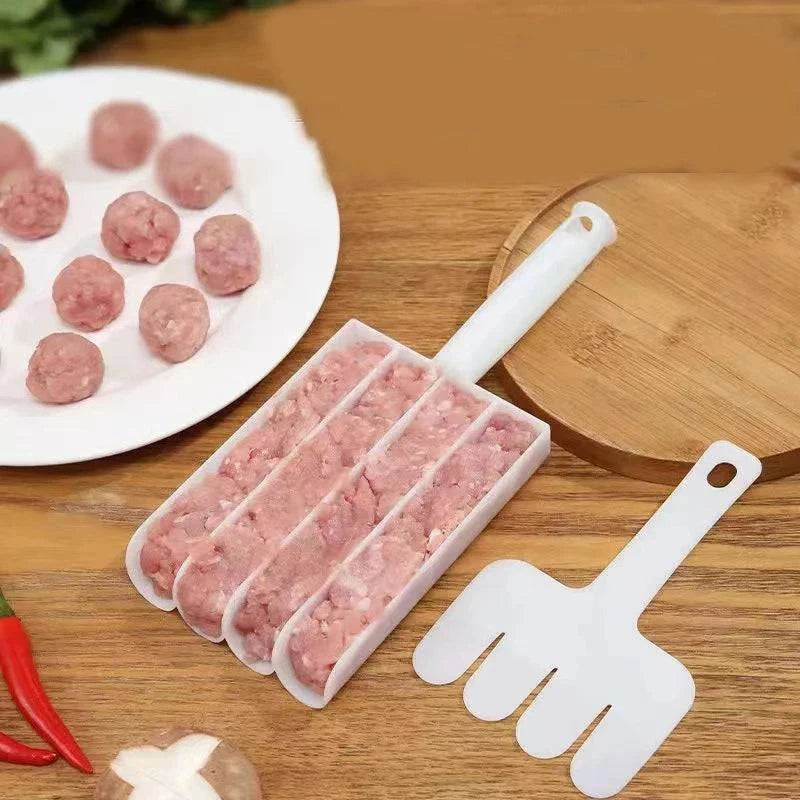 Homemade Meatball Maker: Effortlessly Craft Round Fish, Beef, and Rice Balls - Home Fads 